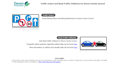 Desktop Screenshot of devoncctraffweb.co.uk